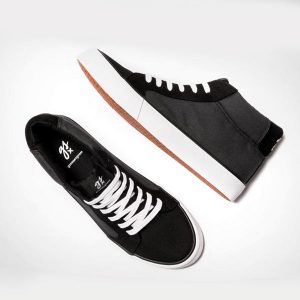 GREENERGRASS „Vegan Mid-Cut Sneaker“ Plain, black
