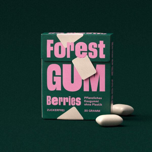 Forest Gum, das ist Kaugummi mit natürlicher Kaumasse.