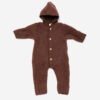 ENGEL Baby-Overall mit Kapuze "Wollfleece" verschiedene Farben – Bild 3