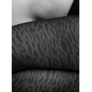 SWEDISH STOCKINGS Strumpfhose „Emma Leopard“ black 60 DEN