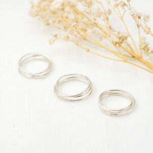 WILD FAWN „Wrapped Ring“ silber