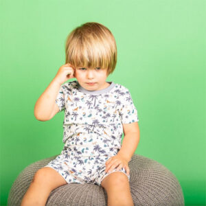 SENSE ORGANICS Pyjama „Kafka Retro“ Palm tree