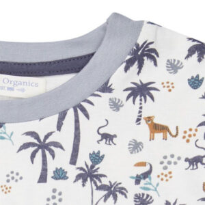 SENSE ORGANICS Pyjama „Kafka Retro“ Palm tree