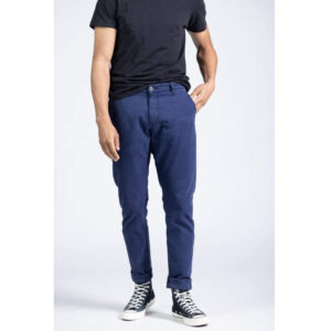 KUYICHI Chino „Dexter“ tapered fit, worker blue