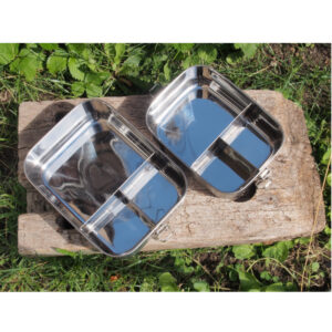 LUVGREEN Edelstahlbox „Lunchbox“ 2 Größen