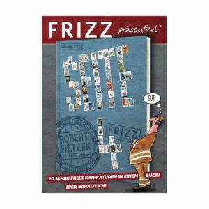 Robbi Fietzek Buch „20 Jahre FRIZZ Karikaturen“