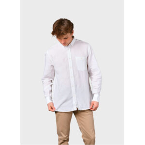 KLITMØLLER COLLECTIVE Hemd „Benjamin linen shirt“ white
