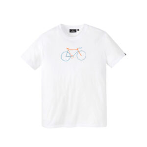RECOLUTION T-Shirt „Agave bike“ white