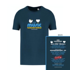 Taubertal Festival 2022 T-Shirt „Music peacock blue“, unisex
