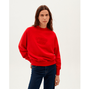 THINKING MU Sweatshirt „Spread Love Lava Red“