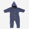 ENGEL Baby-Overall mit Kapuze "Wollfleece" verschiedene Farben – Bild 4