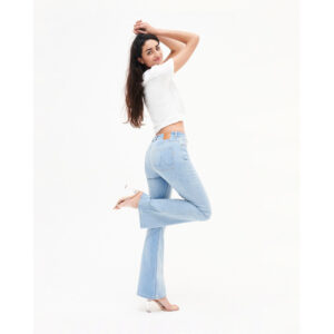 KUYICHI Jeans „Lisette Flare“ spring blue