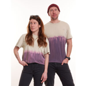 BLEED T-Shirt „Natural Dip-Dye Boxycut“ purple