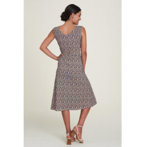 TRANQUILLO „Kleid mit Bindegürtel“ shelly