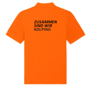 Geschützt: KOLPING Poloshirt bright orange inkl. Stick vorne und Druck hinten