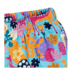 SENSE ORGANICS Baby-Shorts „Maya“ Bunter Wüstendruck auf Hellblau