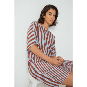 SKFK Kleid „Geaxi“ brown stripes