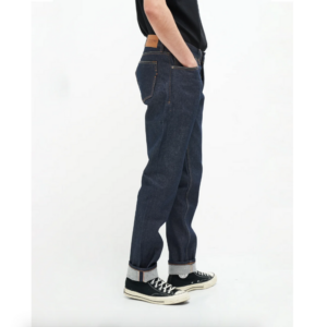 KUYICHI Herren-Jeans „Jim Tapered“ orange selvedge recycled raw