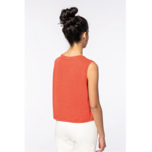 LUVGREEN Top „Cropped“ washed paprika