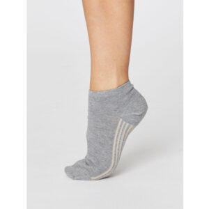 THOUGHT Bambus Sneakersocken „Solid Jane“ grey marle, Gr.36-41
