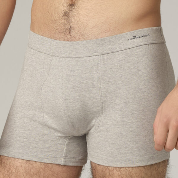 COMAZO EARTH Fairtrade Boxershorts "Pants" grau-melange