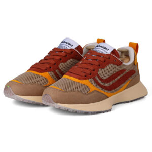GENESIS FOOTWEAR Sneaker „G-Marathon Colormixitall“ Beige/Rust/Orange