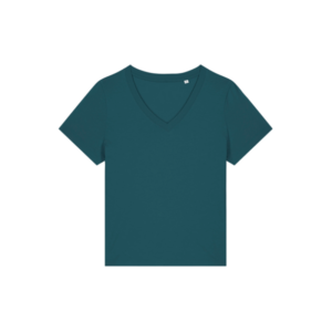 LUVGREEN T-Shirt mit V-Ausschnitt „Islali“ verschiedene Farben